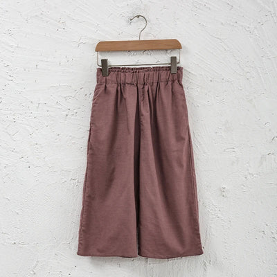 Pantalón Ancho de Lino y Algodón con Cintura Elástica - Image 31
