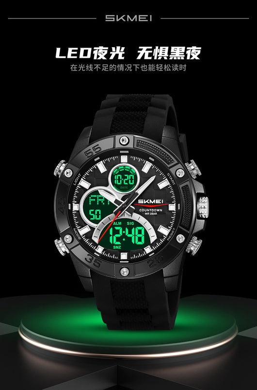 Reloj Digital Multifuncional Resistente al Agua para Hombre - Image 27
