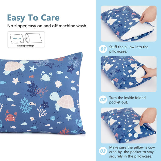 Funda de Almohada Infantil Gasa Suave Transpirable para Viajes - Image 36