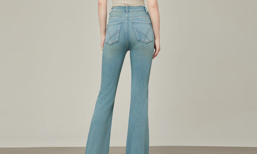 Pantalones Skinny Talle Alto Acampanados Mujer - Colores Claros Primavera Verano - Image 17