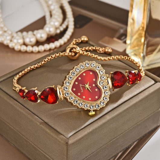 Reloj de Cuarzo Corazón Adorable - Diseño Casual Elegante - Image 13