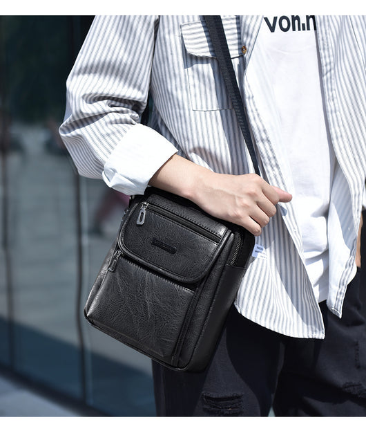 Bolsa Mensajero Vintage Portátil para Hombre - Image 20