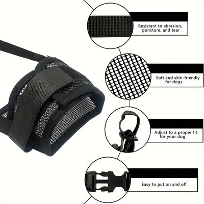 Bozal Ajustable para Perros - Control de Mordidas, Ladridos y Comportamiento - Image 15