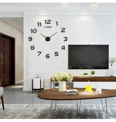 Reloj de Pared Silencioso con Luz Nocturna y Adhesivos Decorativos - Image 19