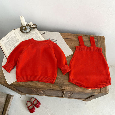 Gorro Ha Yi para Bebé Niña Rojo con Bordado de Amor - Image 10