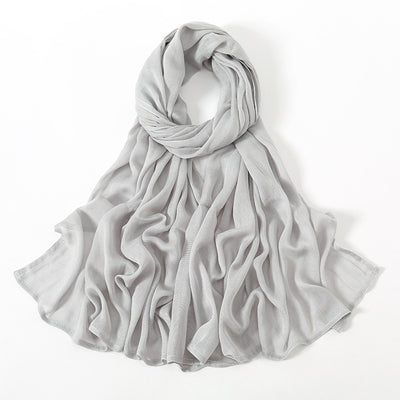 Pañuelo Modal Rayon Malayo Indonesio Colores Sólidos Transpirable - Image 53