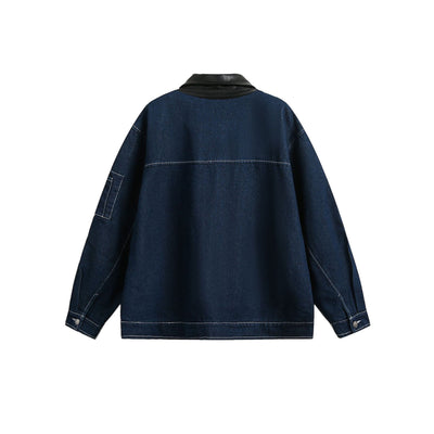 Chaqueta de Mezclilla Pesada en Colores Primarios - Image 11