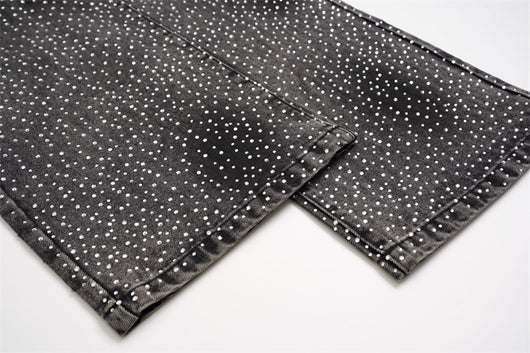 Pantalones Jeans Rectos Anchos con Detalles de Strass - Diseño Casual Moderno - Image 58