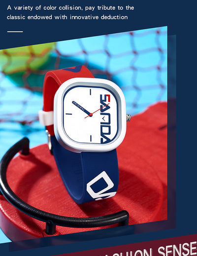 Reloj de Moda Cuadrado en Silicona Resistente al Agua - Image 19