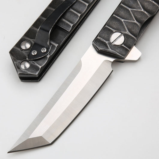 Cuchillo de Supervivencia Plegable de Alta Dureza para Aventuras al Aire Libre - Image 10