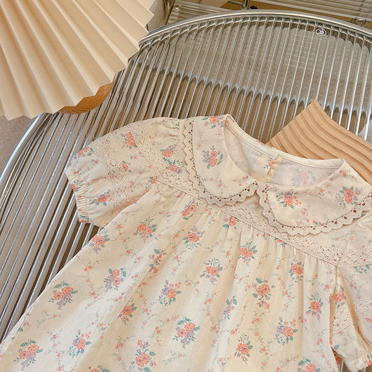 Blusa Floral de Manga Corta para Niñas - Perfecta para el Verano - Image 14