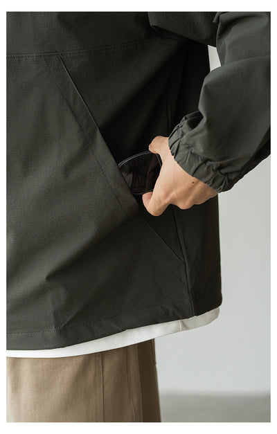 Chaqueta Impermeable de Montaña con Capucha para Hombre - Secado Rápido - Image 35