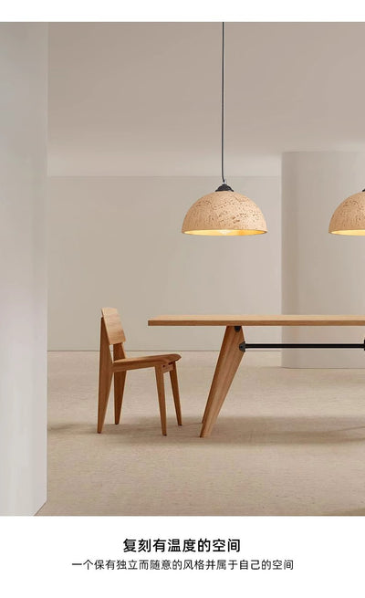 Mesa de Comedor Retro + Lámpara de Techo Minimalista - Image 12