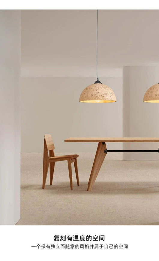 Mesa de Comedor Retro + Lámpara de Techo Minimalista - Image 12
