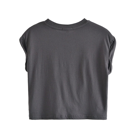Playera Femenina Cuello Redondo Manga Corta con Moño Estampado - Image 10