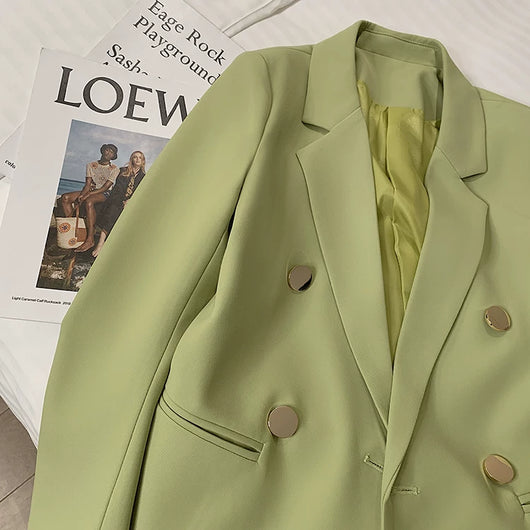 Blazer Casual Estilo Británico para Mujer - Image 59
