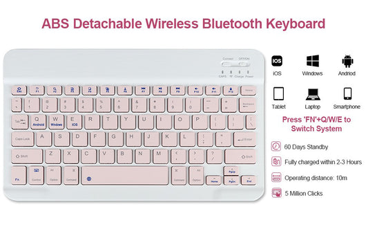 Funda Protectora con Teclado Bluetooth A16 para Tablet - Image 21