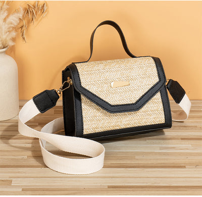 Bolsa Crossbody Cuadrada Pequeña con Lentejuelas Tejidas - Image 18