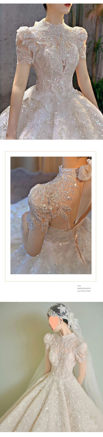 Vestido de Novia Retro Francés Ajustado - Diseño Vintage Elegante - Image 20