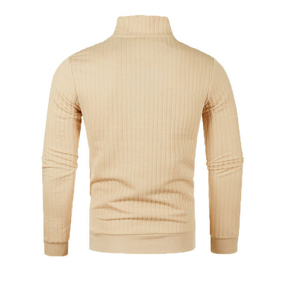 Suéter de Cuello Alto con Cierre para Hombre - Comodidad Casual - Image 52