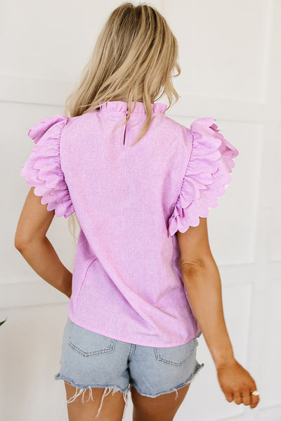 Blusa de Gasa con Volantes en las Mangas - Image 26