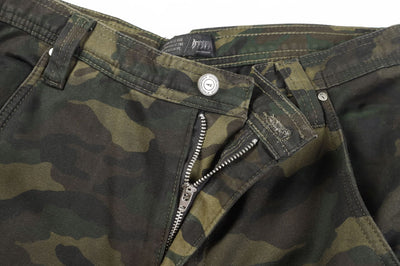 Pantalón de Trabajo Camuflaje Americana Cintura Alta Pierna Ancha - Image 13