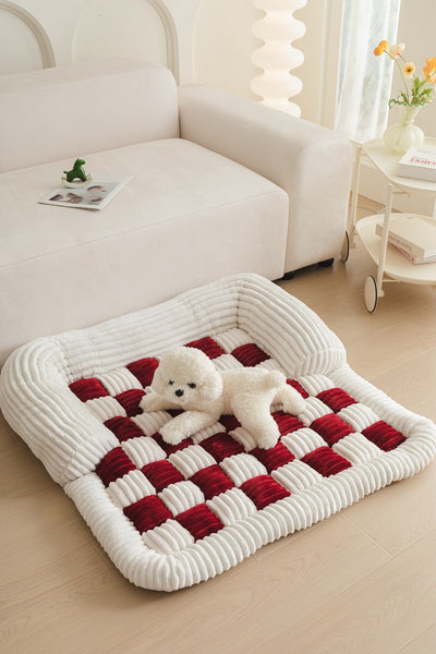 Cama Térmica Ajedrezada para Mascotas - Confort Otoño e Invierno - Image 21