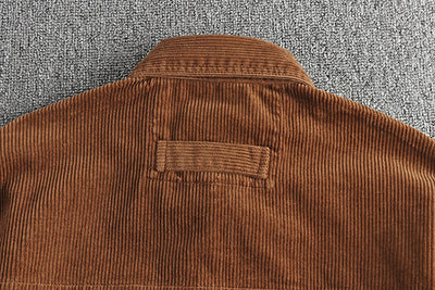 Camisa de Pana Gruesa Lavada con Manga Larga para Invierno - Image 18