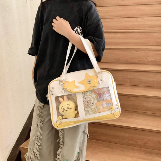 Bolso Mensajero de Hombro Estilo Preppy Original Portátil - Image 42