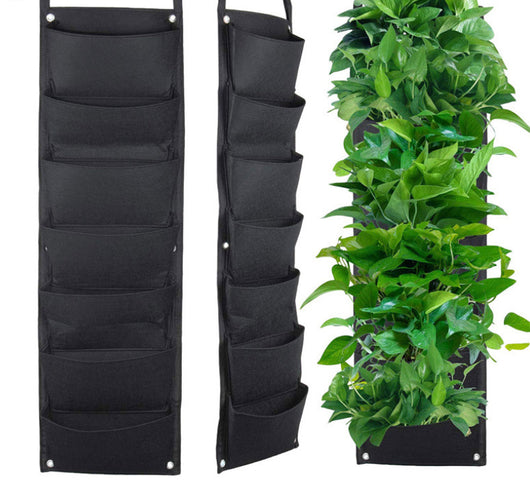 Macetero Vertical de Fieltro con Control de Raíces para Jardines Verdes - Image 9