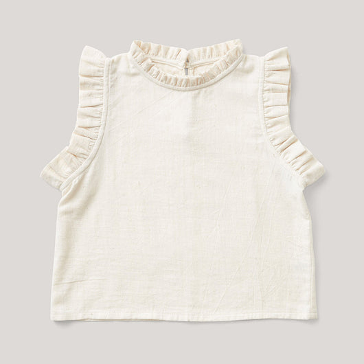 Camiseta Infantil de Algodón y Lino con Detalles de Madera - Image 12