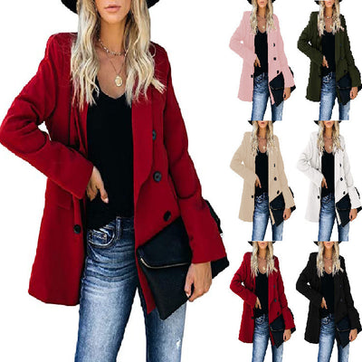 Blazer Cardigan Entallado con Botones para Mujer - Image 9