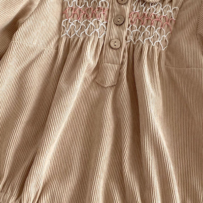Vestido Enterizo de Pana para Bebé Niña con Diseño Triangular - Image 50