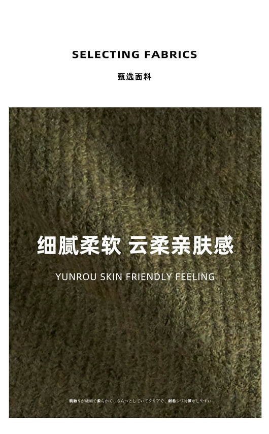 Suéter Tejido Grueso Cuello Redondo para Hombre - Image 10