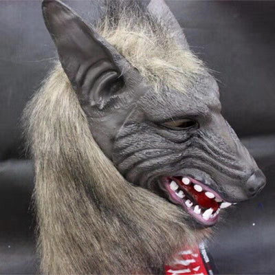 Máscara de Lobo con Guantes Animal - Disfraz Integral de Lobo - Image 16