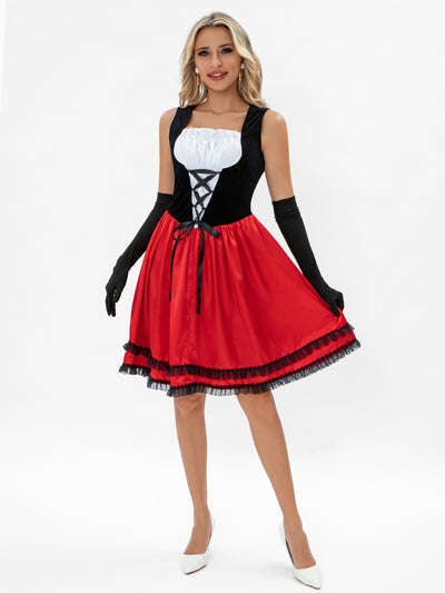 Disfraz Clásico de Caperucita Roja Europeo y Americano - Image 10