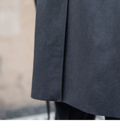 Abrigo Trench de Lana Sencillo Elegancia Atemporal - Image 29