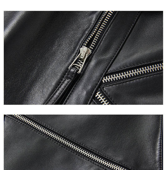 Abrigo de Cuero Genuino Slim Fit Premium - Image 9