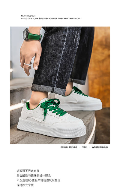Tenis Blancos Casuales Versátiles para Hombre - Image 18