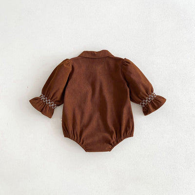 Vestido Enterizo de Pana para Bebé Niña con Diseño Triangular - Image 20