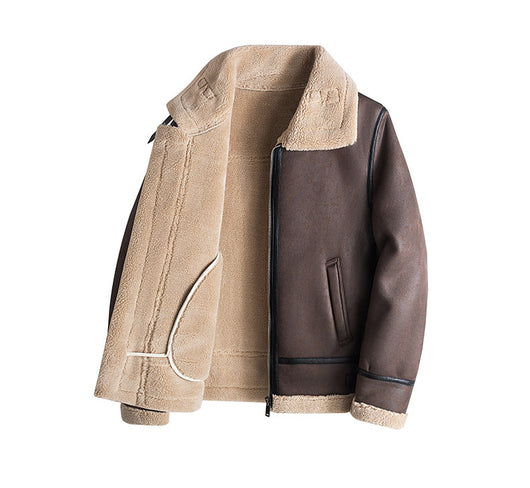 Abrigo de Lana de Cordero para Invierno Hombre - Image 20