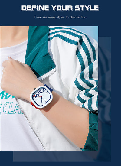 Reloj de Moda Cuadrado en Silicona Resistente al Agua - Image 22