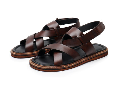 Sandalias Casuales de Cuero Genuino para Hombre - Comodidad de Verano - Image 17