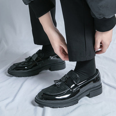 Zapatos de Cuero para Hombre Talla Grande con Plataforma Cómoda - Image 29