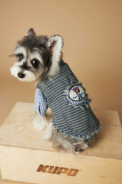 Chaleco Denim Vintage Cuadros Deslavado para Primavera y Otoño - Image 25