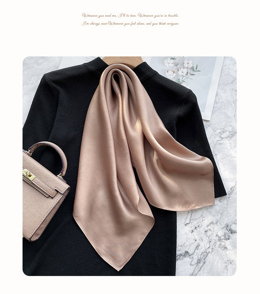 Pañuelo de Seda Elegante Retro para Primavera y Otoño - Image 31