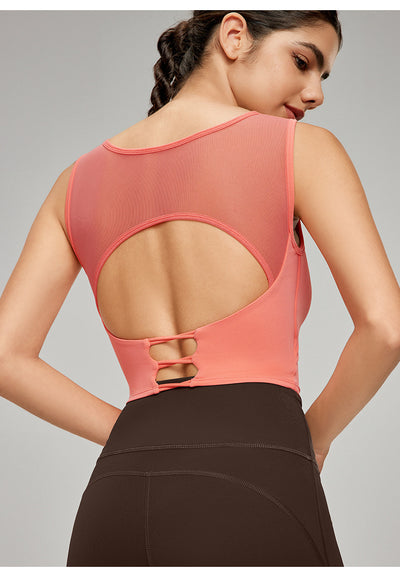 Top Deportivo con Malla Transpirable para Yoga - Image 18