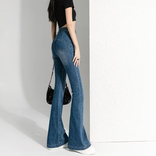 Jeans Acampanados Primavera Otoño Mujer Hot Girl - Image 15