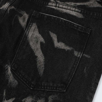 Jeans Rectos Hip Hop con Costuras Destacadas y Desgaste Artesanal - Image 21