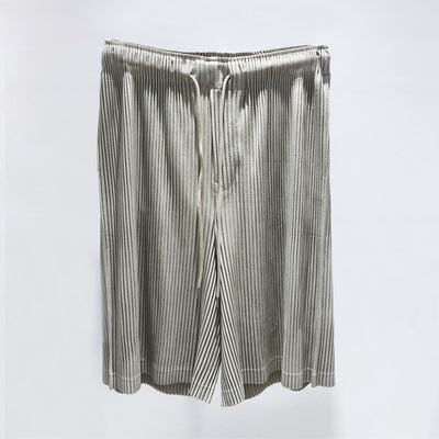 Pantalones Cortos Hombre Plisados Talla Grande Comodidad Casual - Image 11